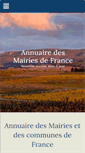 Mobile Screenshot of annuaire-des-mairies.com